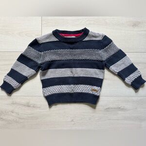 Minoti boys stripped sweater size 18-24 months